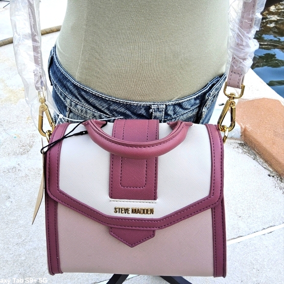 Steve Madden Handbags - NWT BLUSH STEVE MADDEN " BAUBRIEL " SATCHEL
